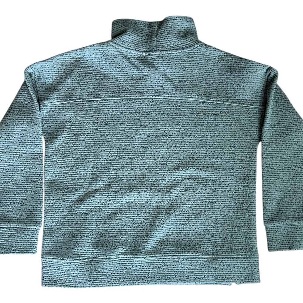 Jockey Olive Waffle Knit Turtleneck Pullover Sweater Women’s S Cozy Minimalist - Picture 2 of 4